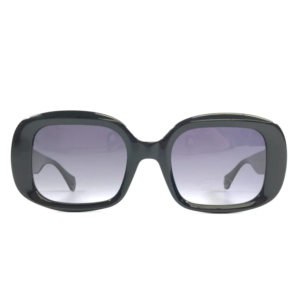 Gigi Studios Sunglasses BITTER 6942/1 Shiny Black Frames Gray Gradient Lenses
